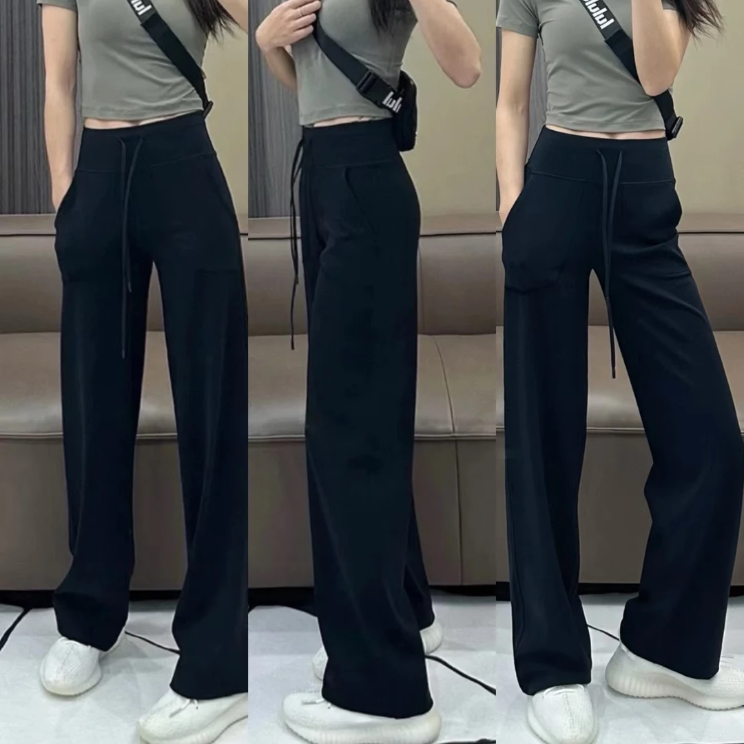 lulu 运动跑步运动瑜伽back still直筒裤 一样一样