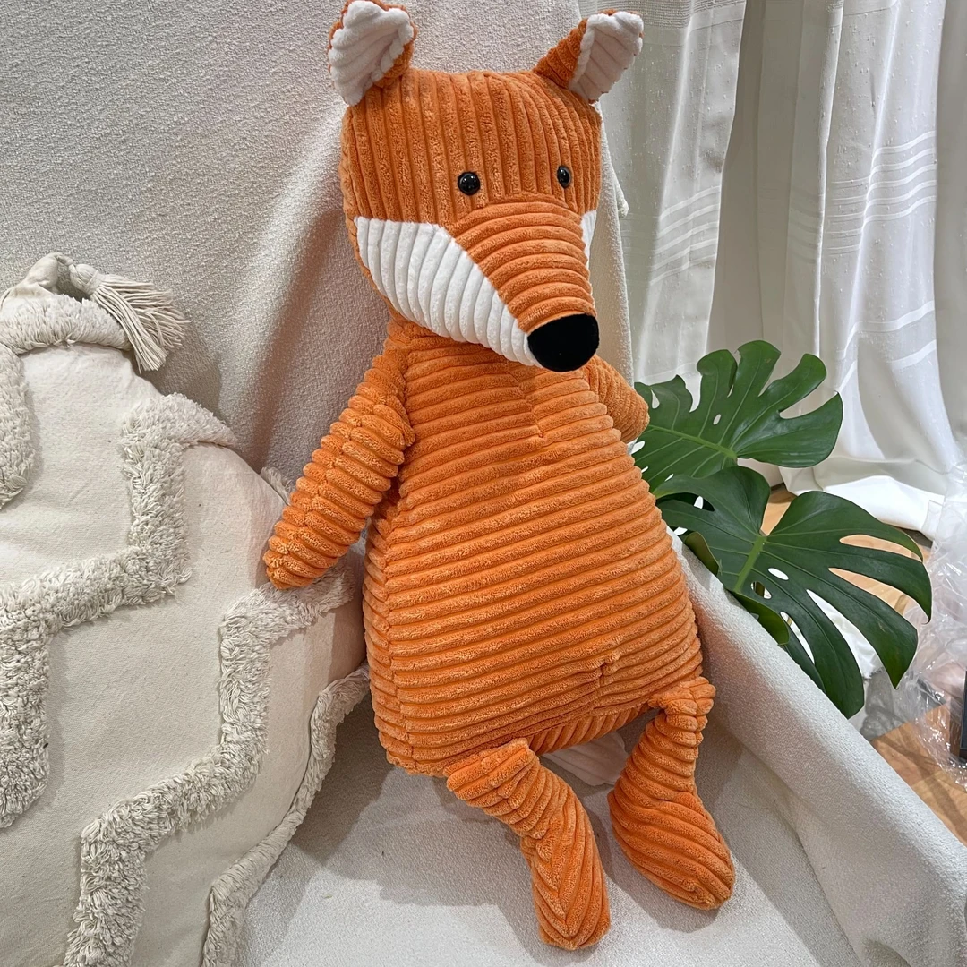 偷偷藏不住段嘉许桑稚同款狐狸玩偶公仔睡觉抱可爱