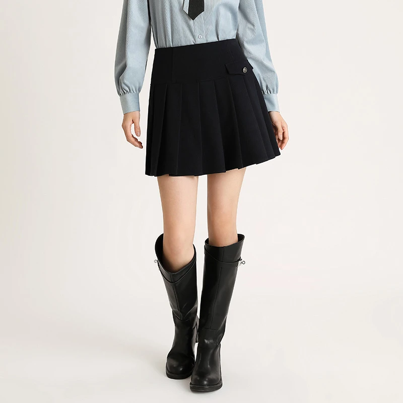 【银泰百货OH】PIT 复古 半身裙 高腰短裙Z09A545795