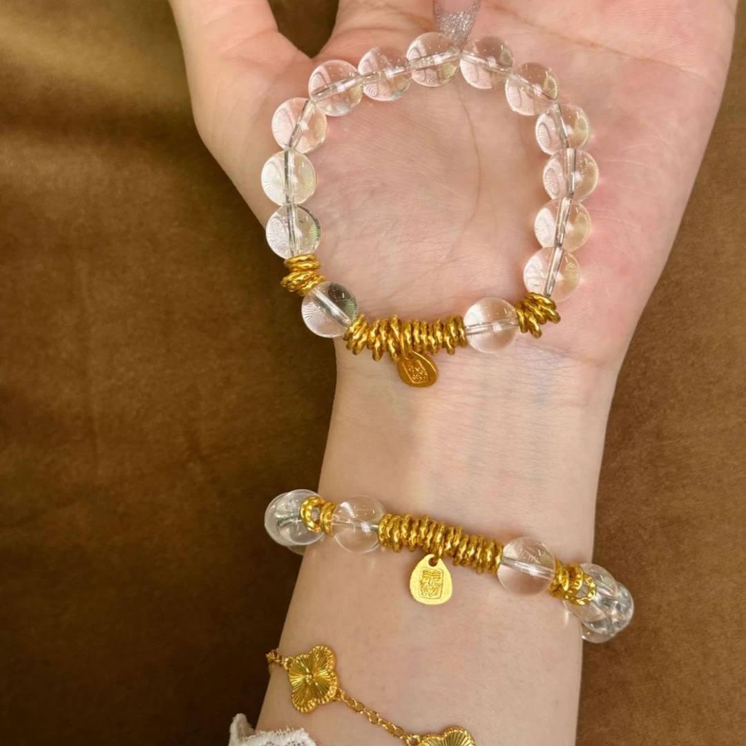 合金琉璃手链 原创简约水晶手链轻奢时尚气质女款手串