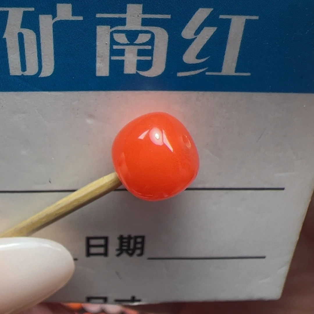 南红玛瑙老型8mm未镶嵌今****?