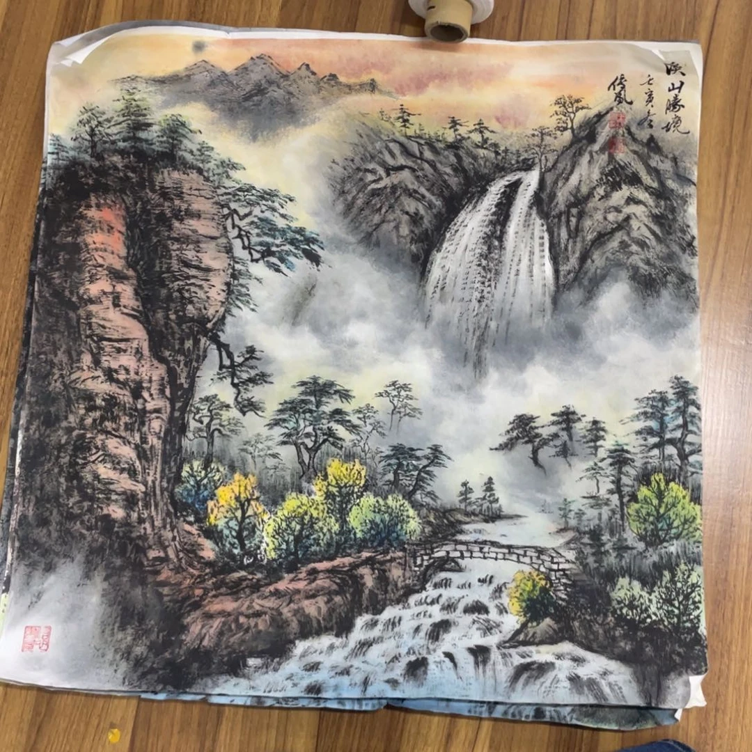 国画王传凤老师绘画