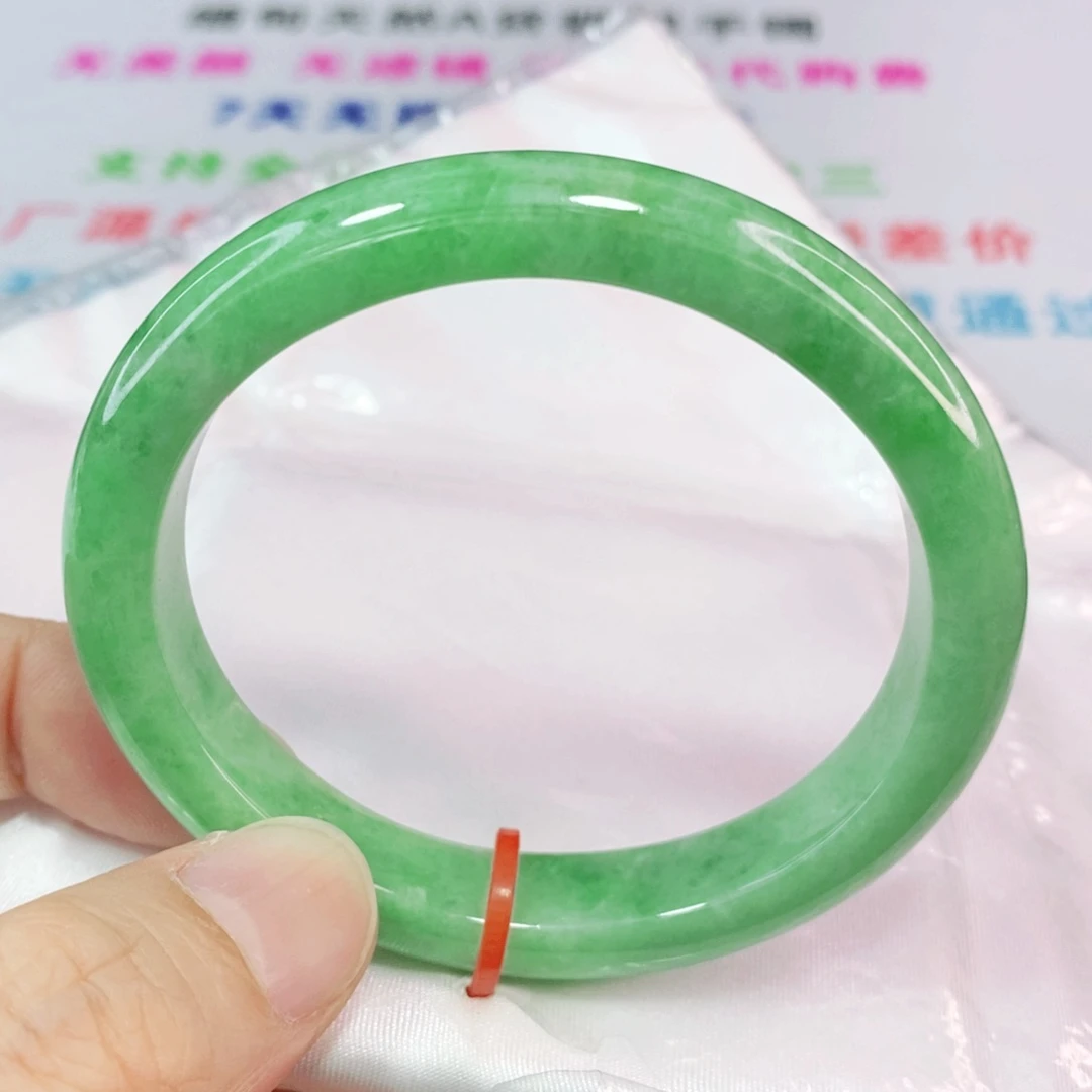 未镶嵌手镯翡翠55.3圈口贵妃