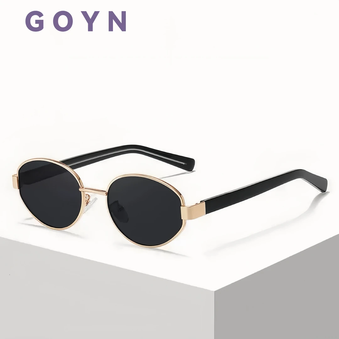 GOYN高级墨镜女时尚板材老钱风太阳镜偏光金属框街拍穿搭防紫外线
