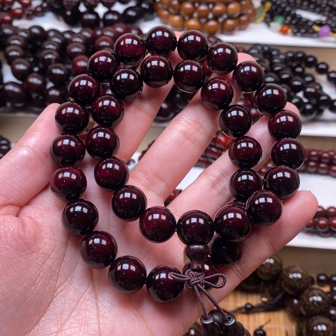 檀香紫檀（小叶紫檀）1.2玻璃底手持