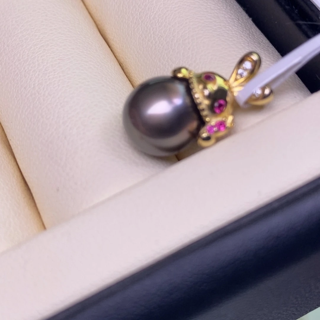 颈饰银S925镶嵌海水珍珠