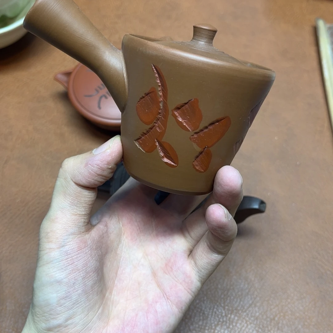 袁***慢茶道具侧把壶尴尬哈哈哈