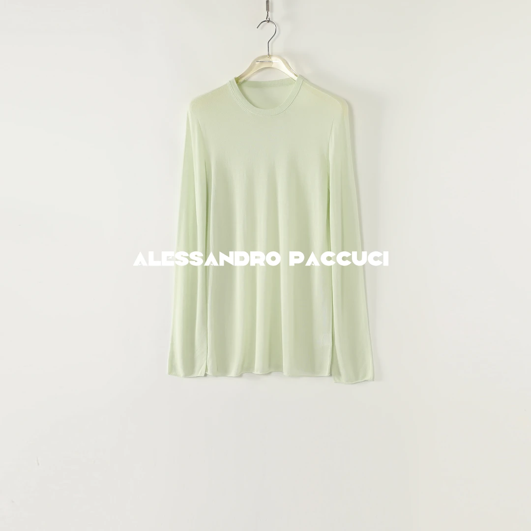 AP洛哥52106ST【风之愿】亚麻混纺圆领长袖多色时尚百搭套头衫