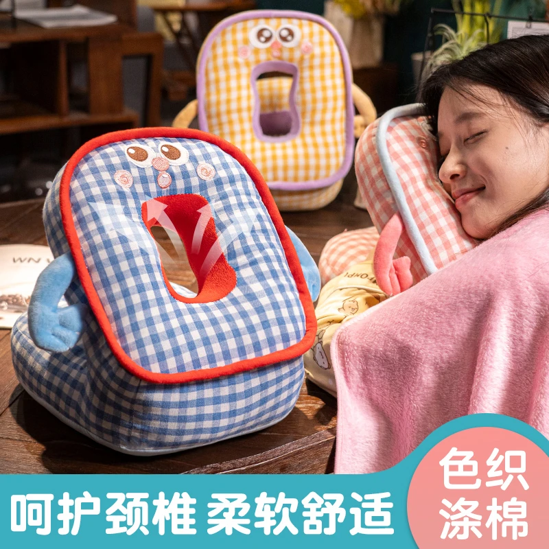 午睡枕小学生趴睡枕儿童午休枕头教室桌上睡觉午睡神器趴趴枕抱枕