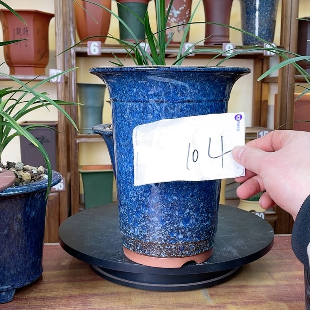 【闪购商品】紫砂花盆虚*兰花45255455442258888