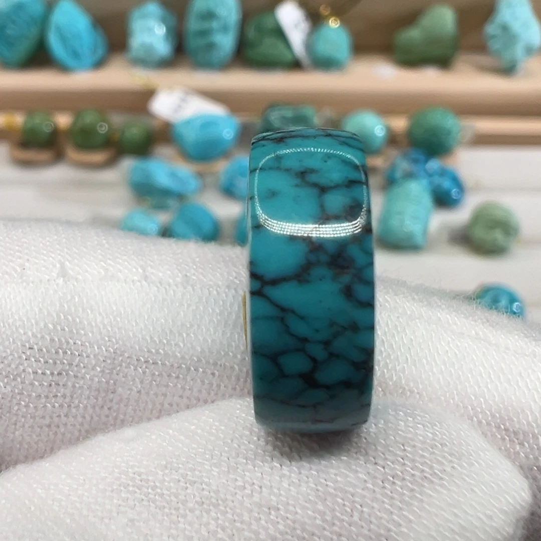 绿松石未镶嵌配饰16.6×6.6