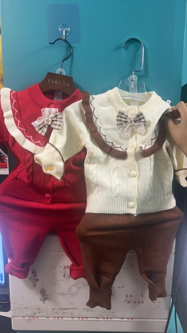 儿童女童两件套衣服