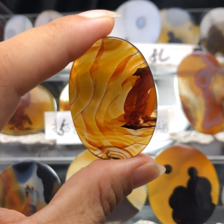 合金玛瑙/玉髓珠宝奇石18有瑕