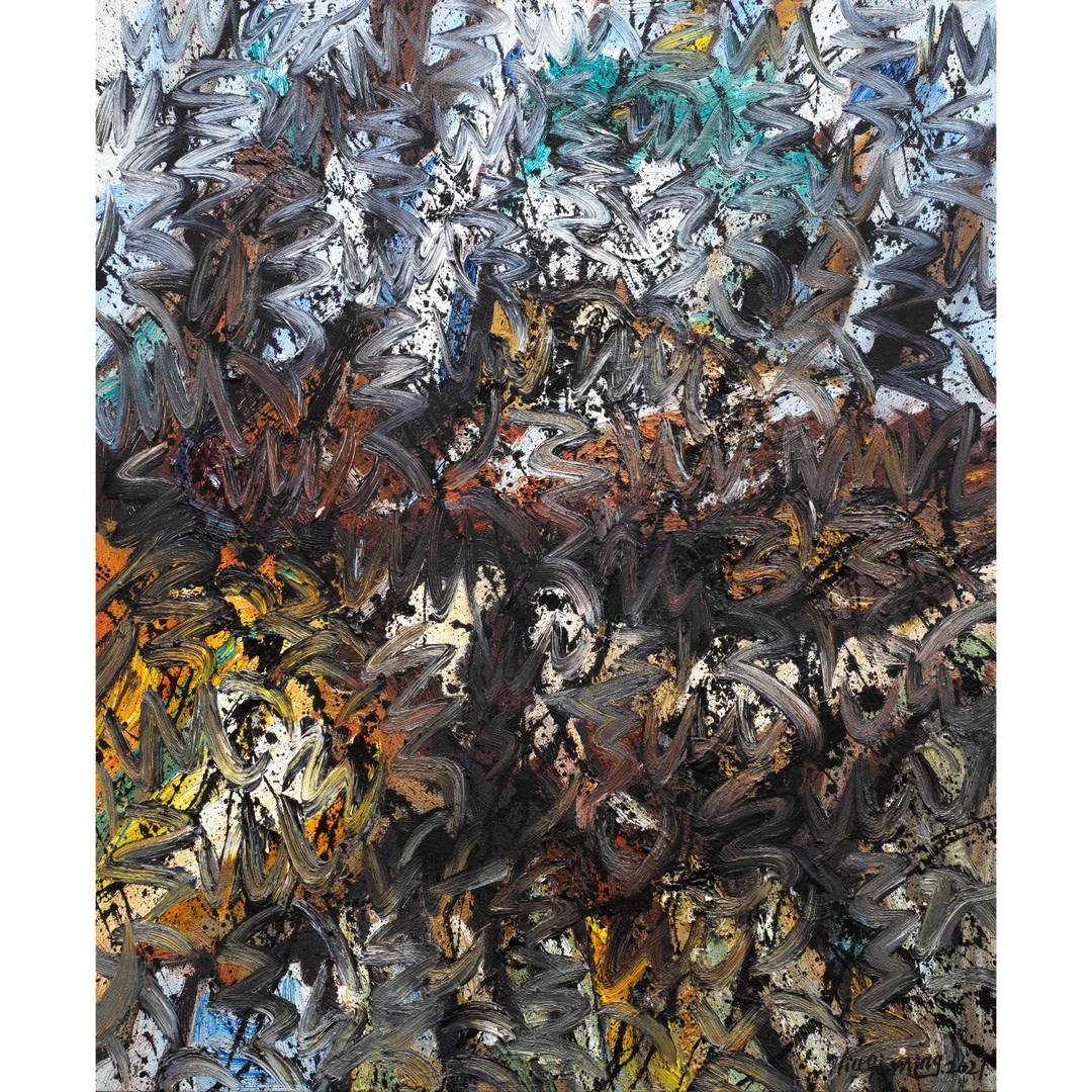 1731，刘启明《心动的山》，规格：60X50cm，材质：布面油彩