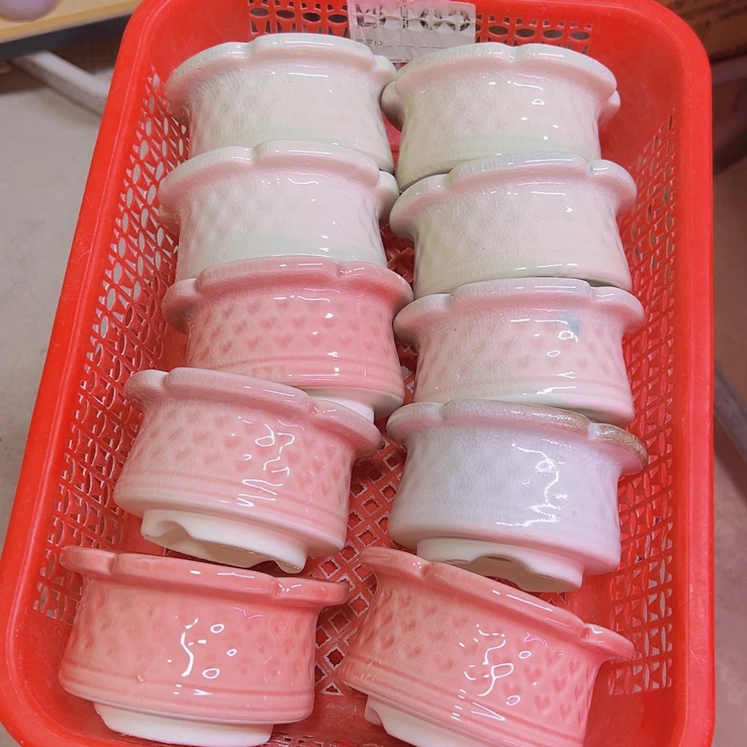 陶瓷花盆当场凑满12包邮随机瑕疵2个