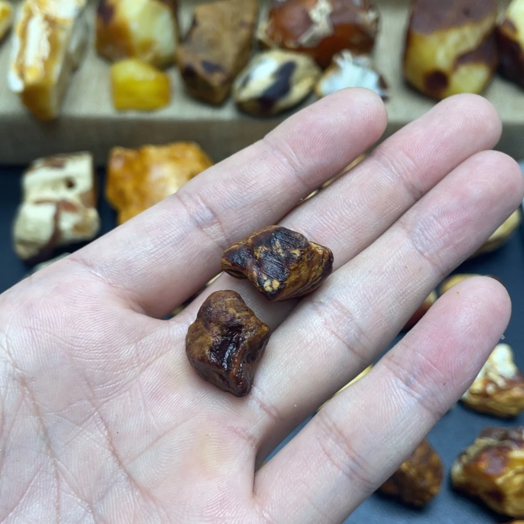 定制琥珀未镶嵌愿***平定制