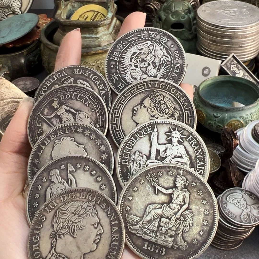 金属复古风格摆件