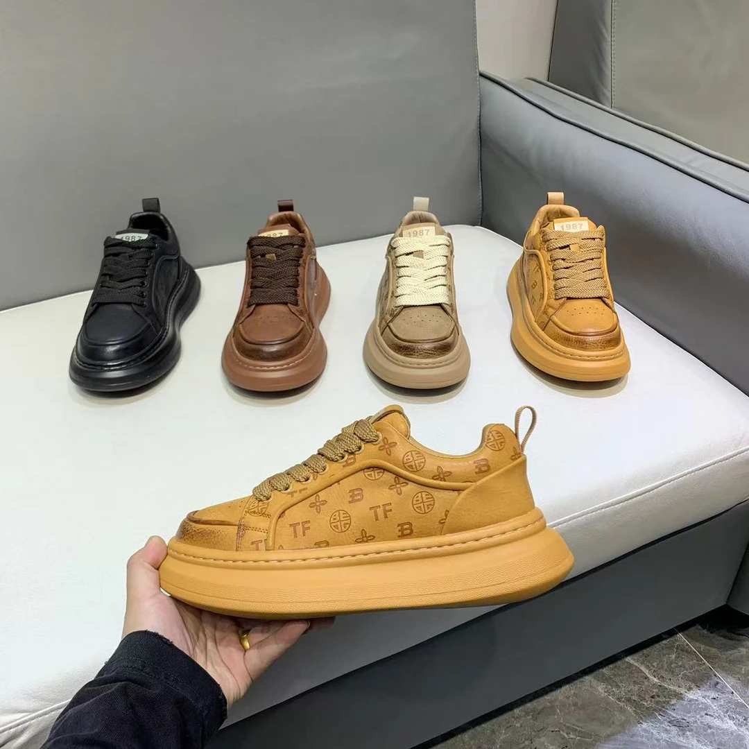 BC 82100【皮鞋码】新款皮面个性单棉同款洋气百搭软底男款潮鞋