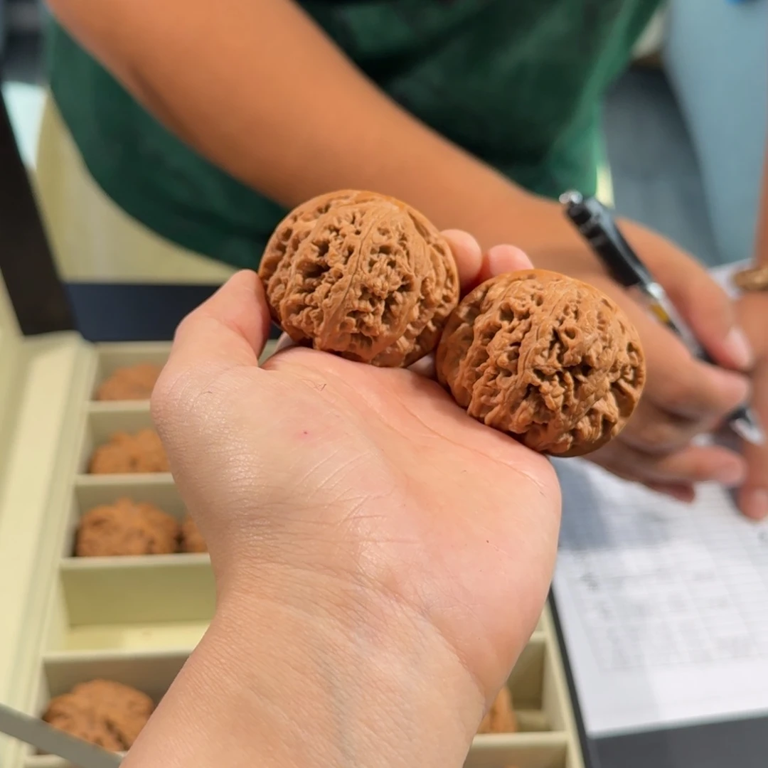 文玩核桃把件238号43平谷大粗筋