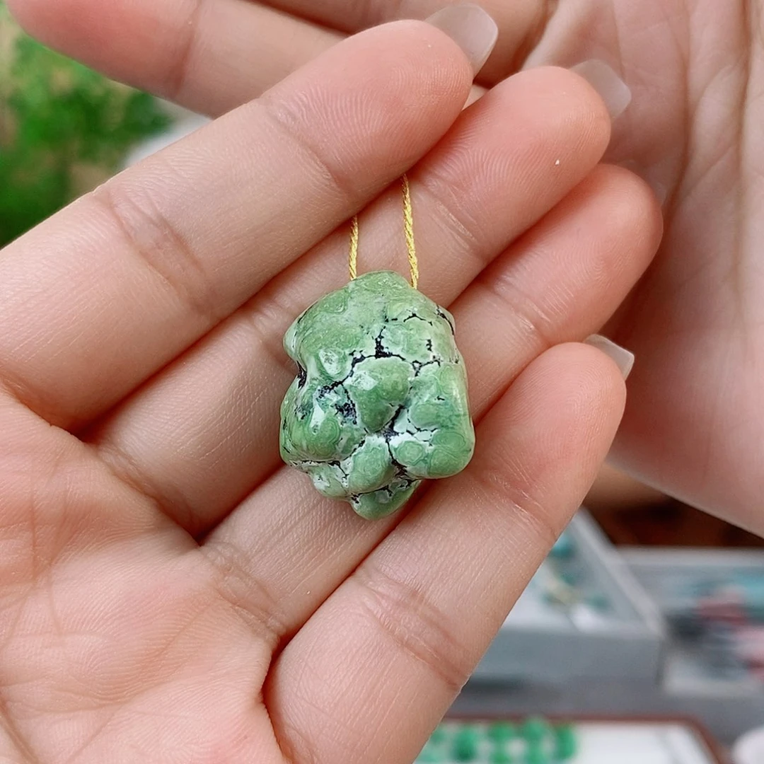 未镶嵌绿松石珠宝奇石1