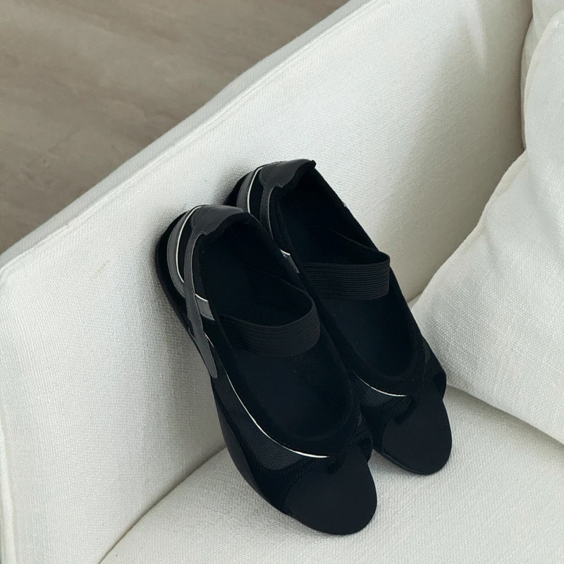 【rarer rarer】25SS夏季黑色缪感夹趾百搭凉鞋 2505030