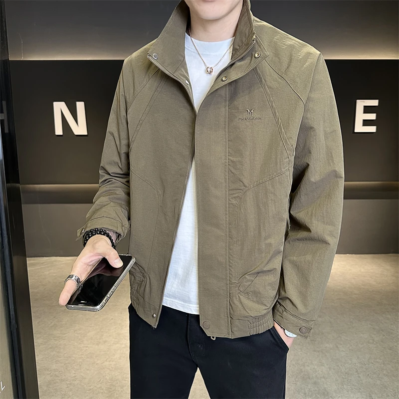 TUCANO啄木鳥/男装潮流拉链立领春秋季外套上衣字母男夹克