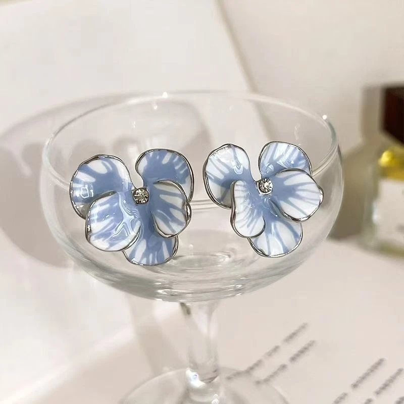 合金耳饰 【荣荣】ED171  2025项链时尚百搭耳钉