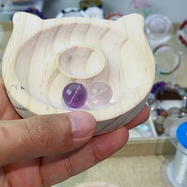 未镶嵌手链水晶紫水晶粉水晶