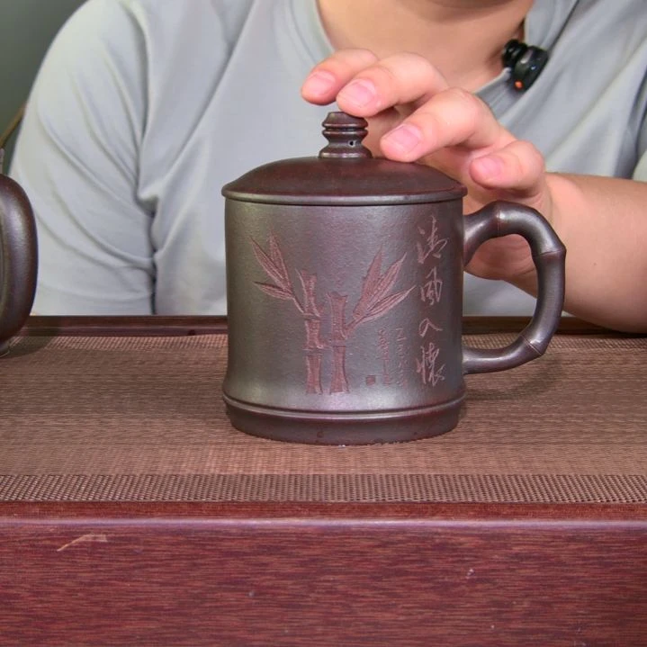 茶杯紫砂高货放漏