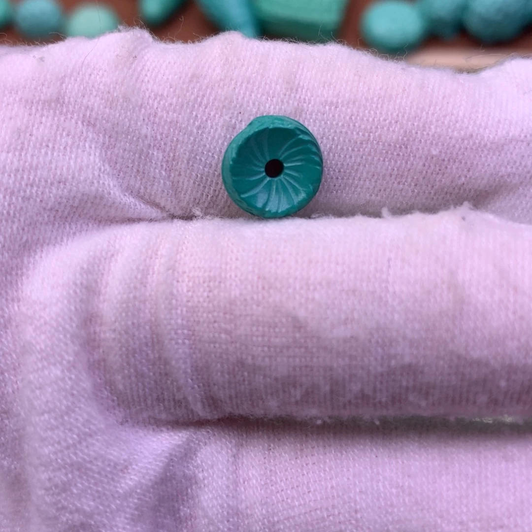 原生态散珠配珠羽毛扣卡10