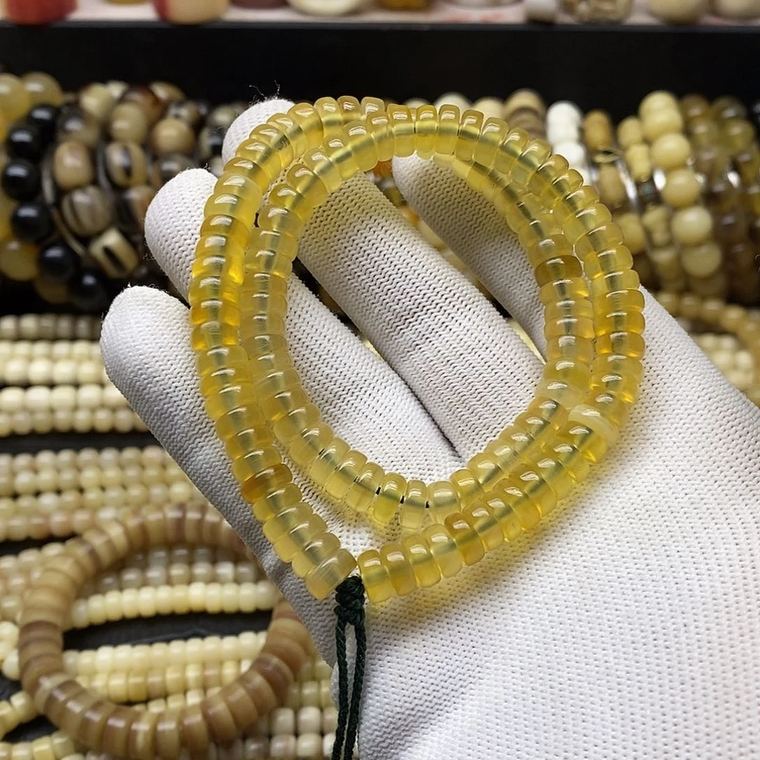 ****慈手串/手链驼骨精美人工养殖羊角