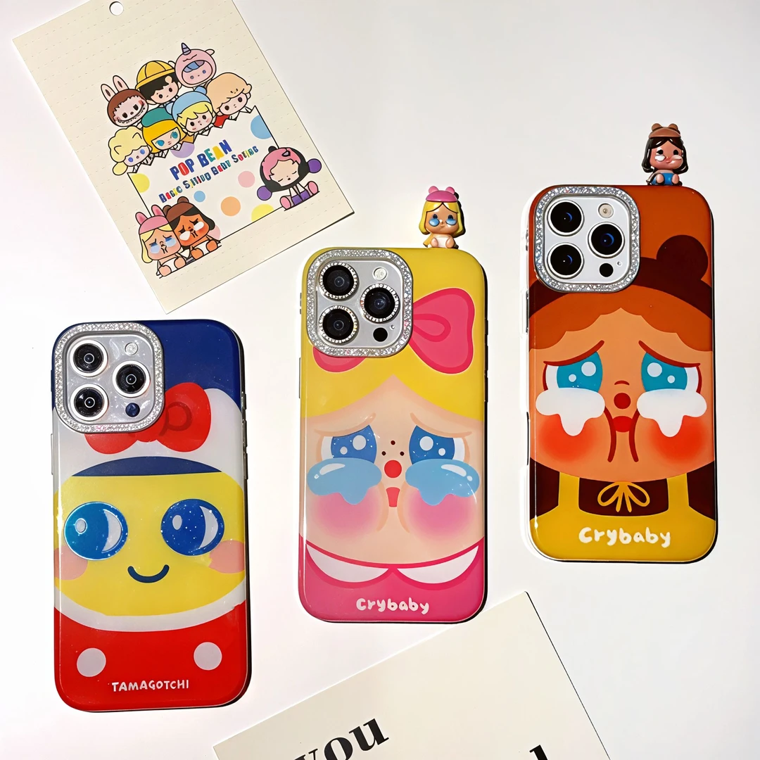 创意卡通可爱手机壳适用于苹果15promax.16promax