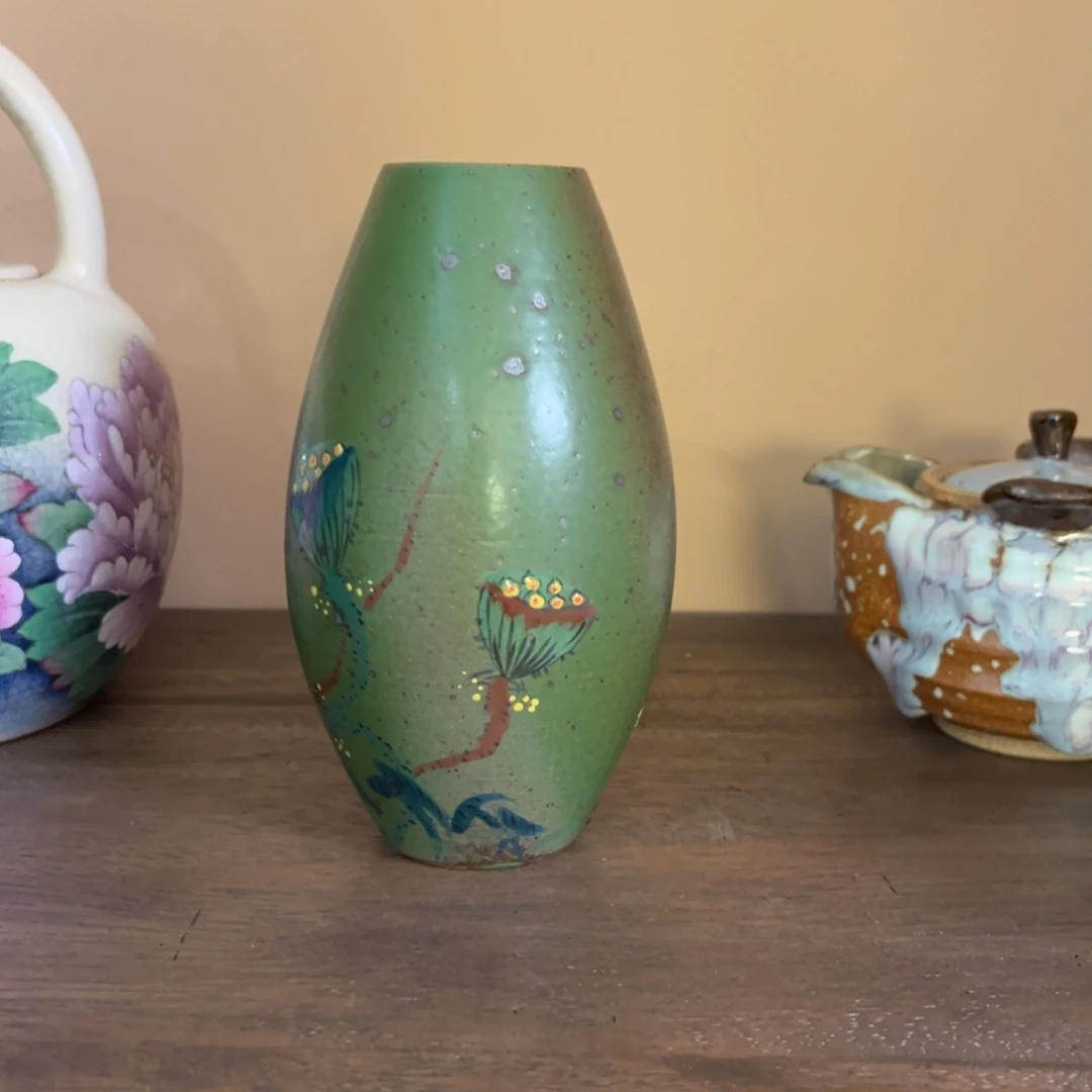 柴烧手工手绘陶瓷