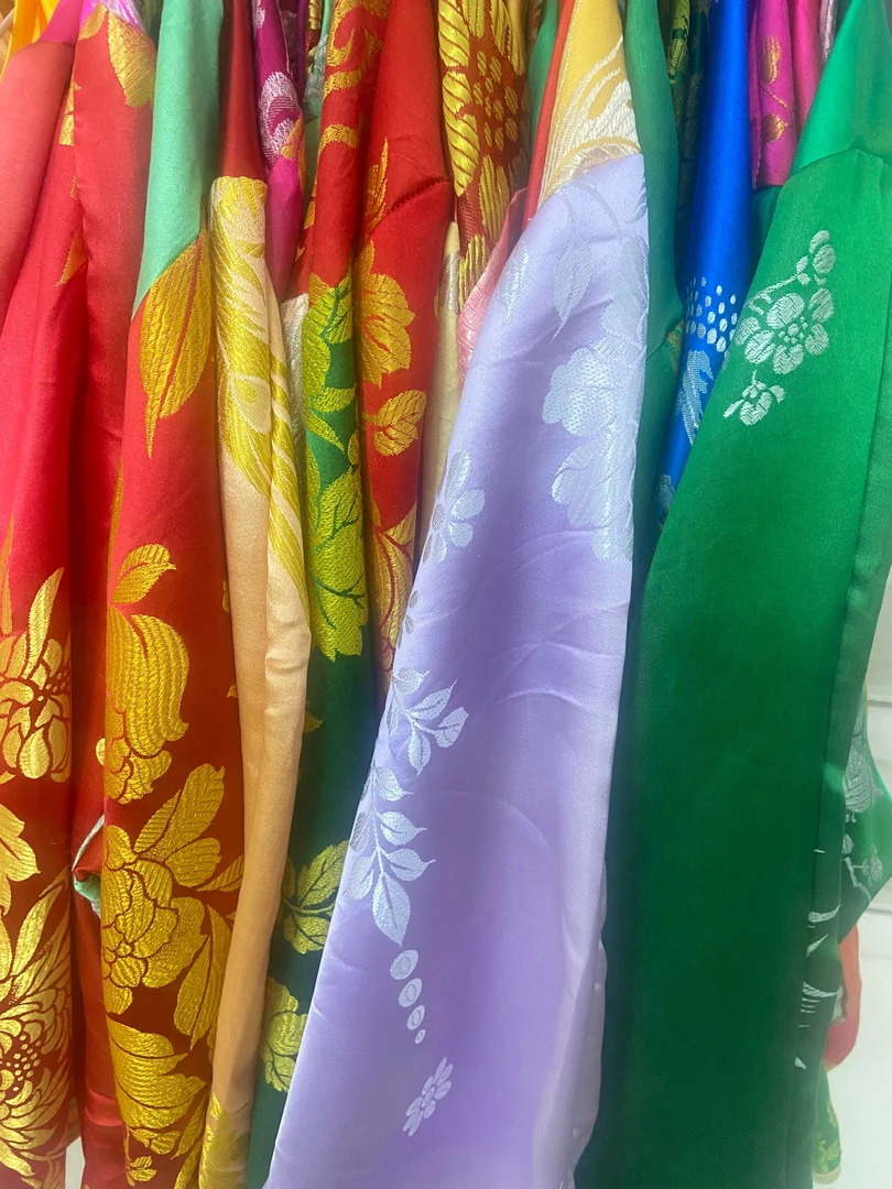 真丝老软缎衣服民族风提花宽松夏季新中式休闲网红时尚中国风