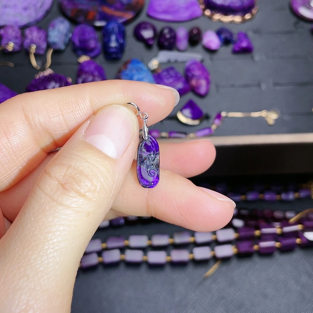 苏纪石（舒俱来）提溜银S925镶嵌