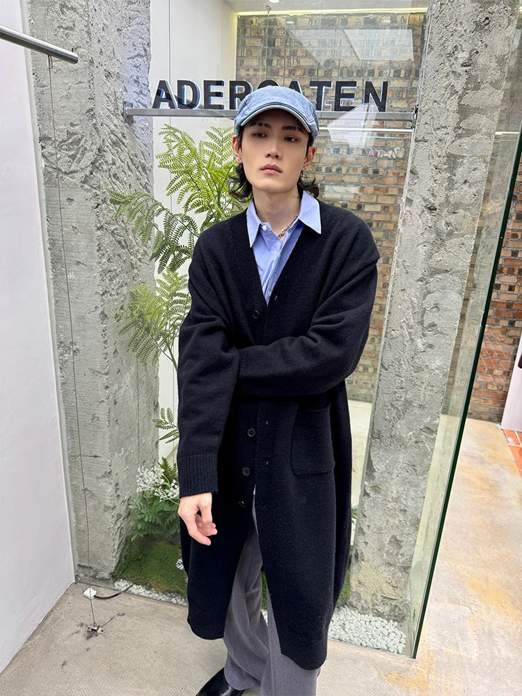 正维路男装 2026冬季加厚宽松休闲毛衣外套男保暖针织上衣