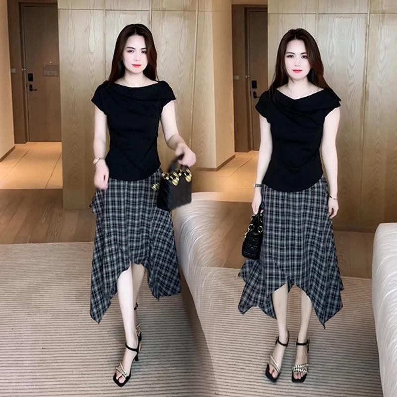 夏季新款T恤短袖打底衫显瘦百搭韩版修身型洋气时尚上衣气质高腰