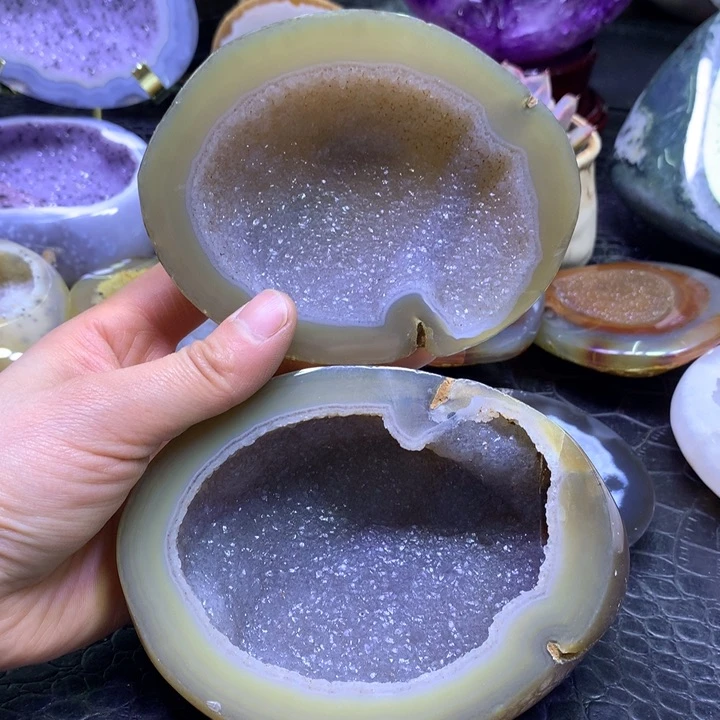 水晶特价彩晶盆未镶嵌