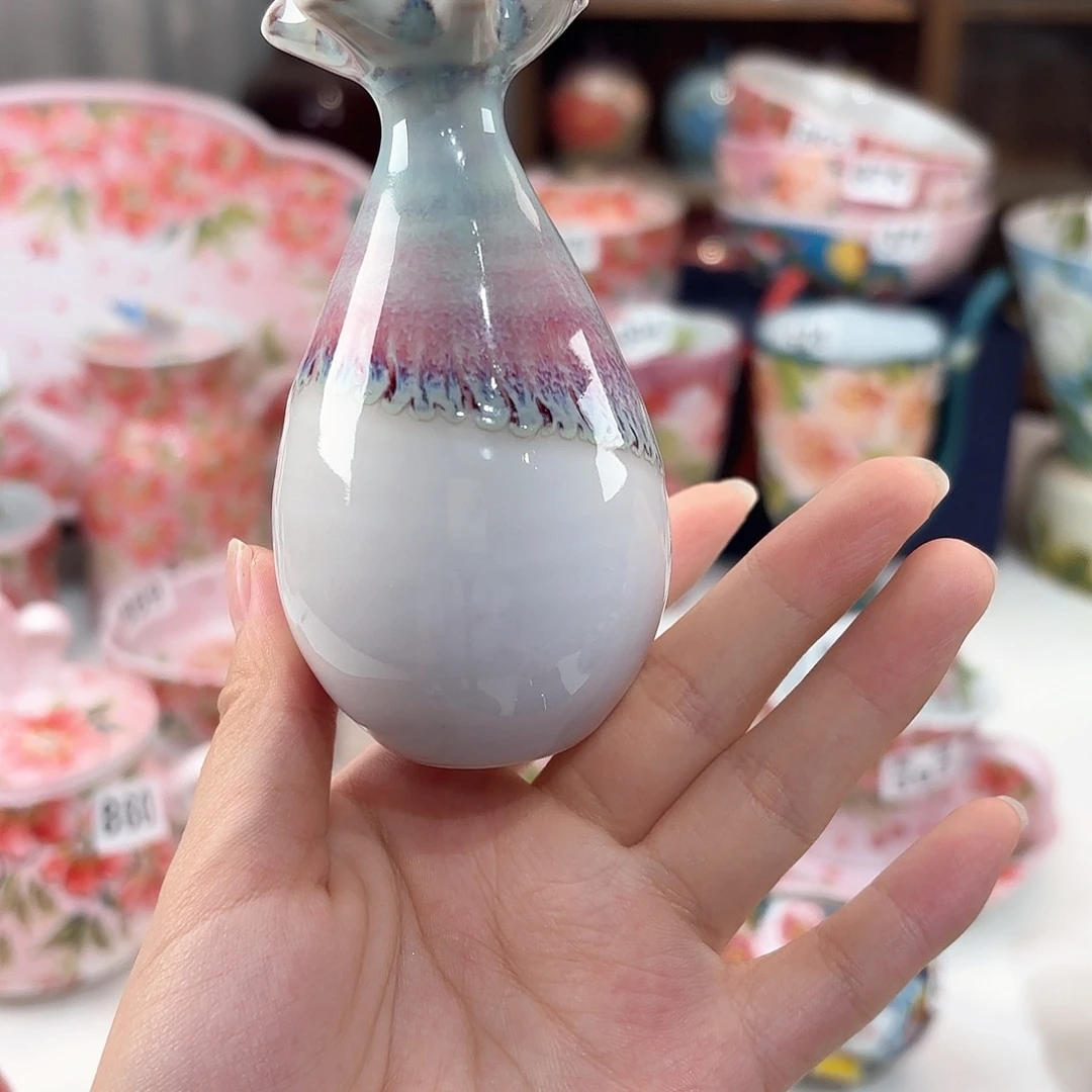 景德镇手绘高温釉下彩陶瓷茶具