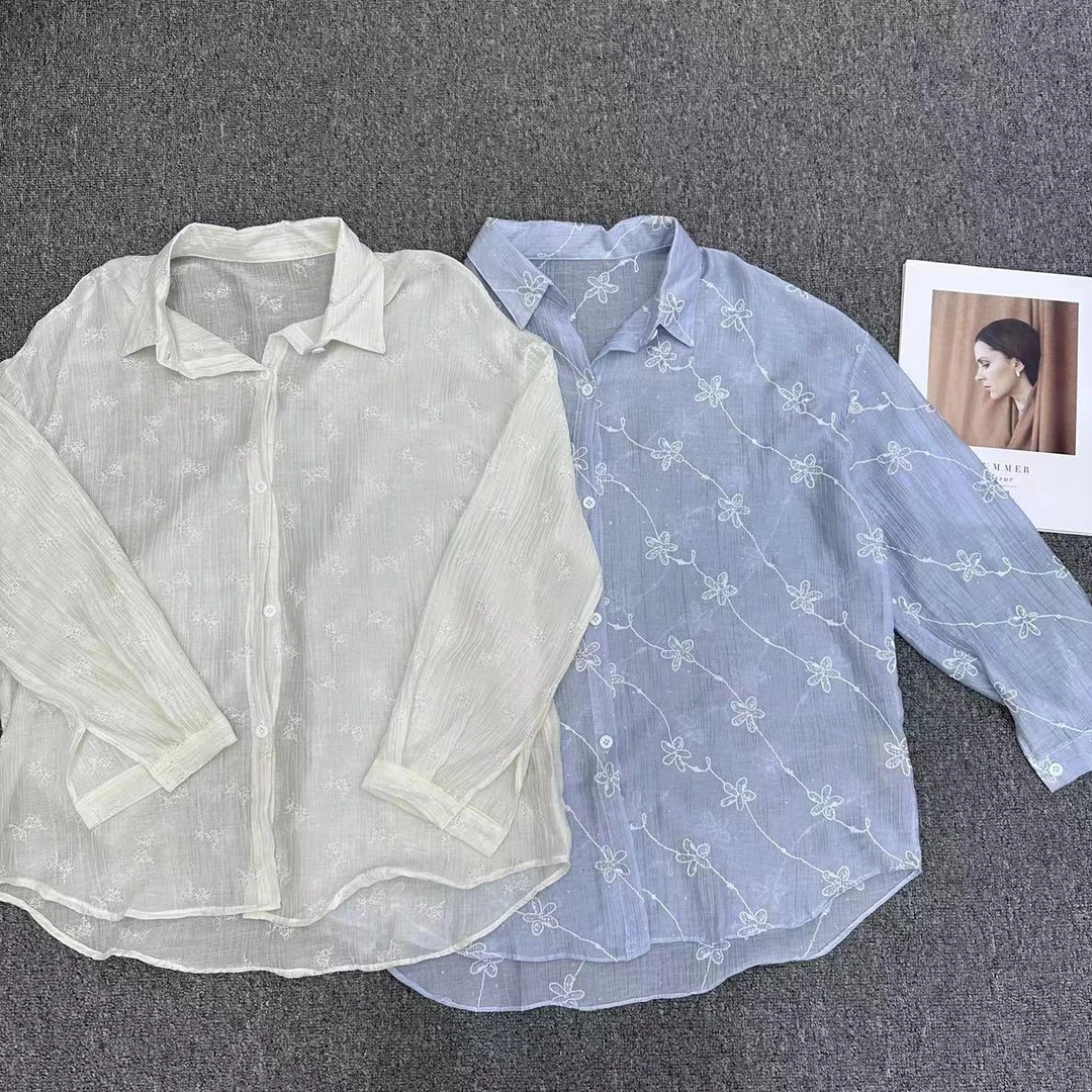 【周周家】5572濮院春季衬衫女士休闲时尚街头风