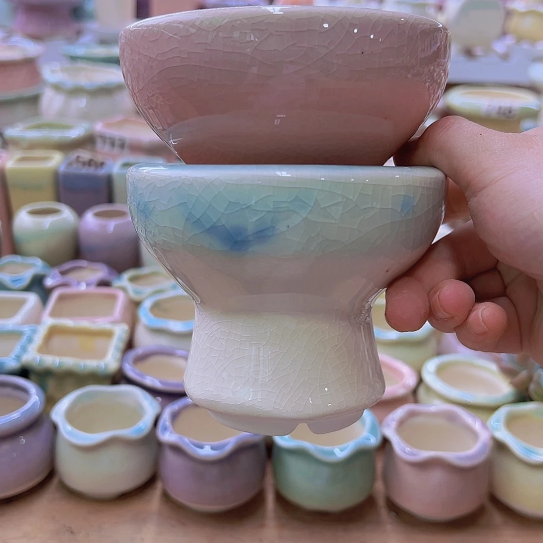 陶瓷花盆当场满12包邮