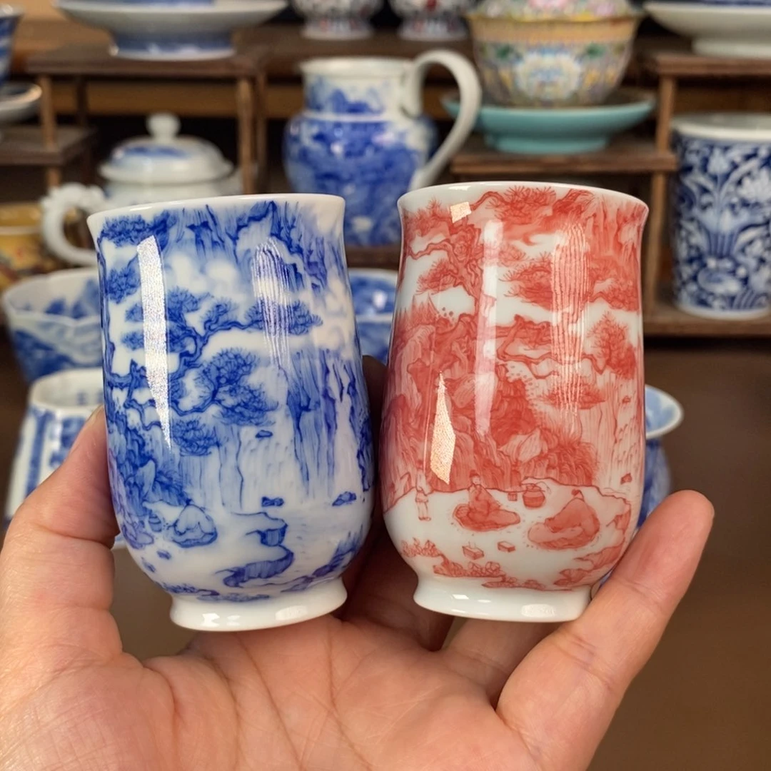 杯景德镇陶瓷手工手绘