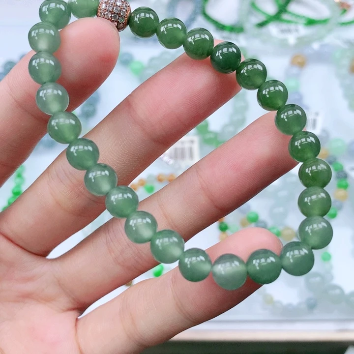 未镶嵌手链翡翠翡翠