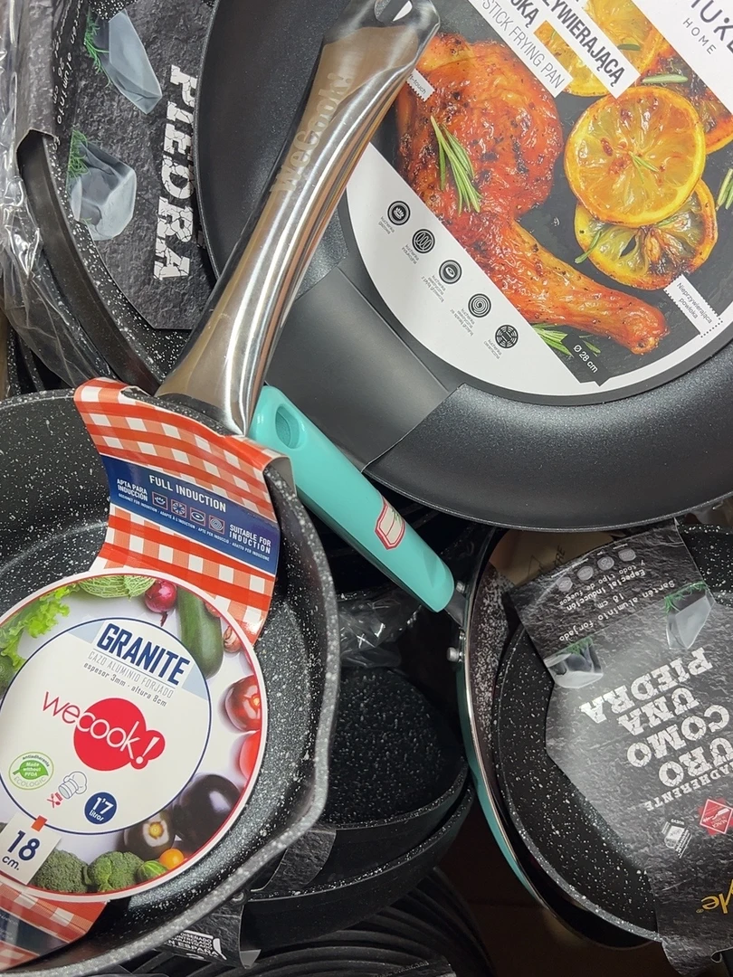 G281-G290微瑕孤品外贸]品质介意勿拍！炒锅奶锅煎锅平地锅