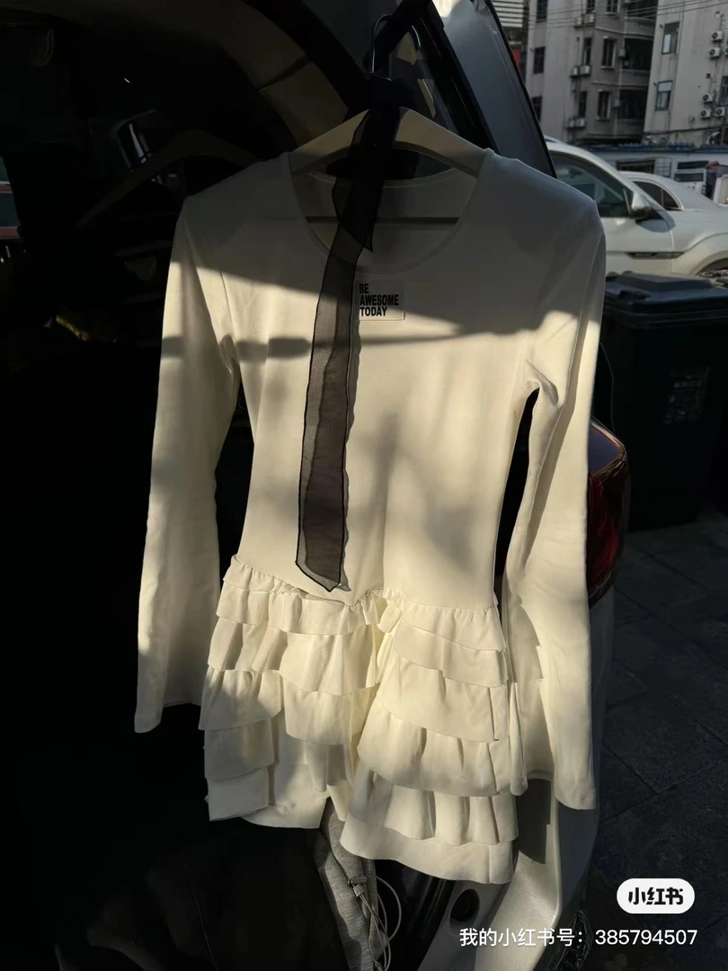 【紫. 更】miu系 ～温柔连衣裙修身显瘦nis短裙