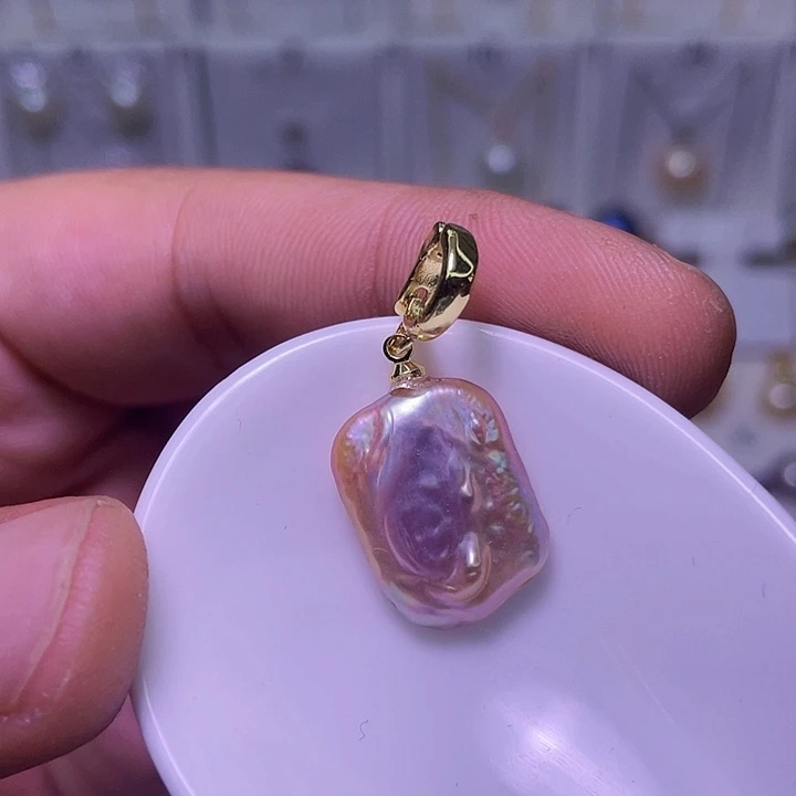 淡水珍珠合金颈饰35