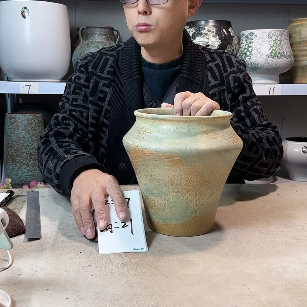 紫砂花盆尺寸17@21