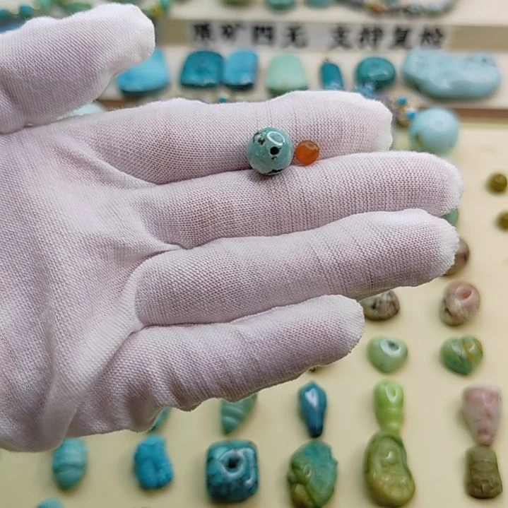 南红玛瑙未镶嵌高瓷蓝10.4尺寸