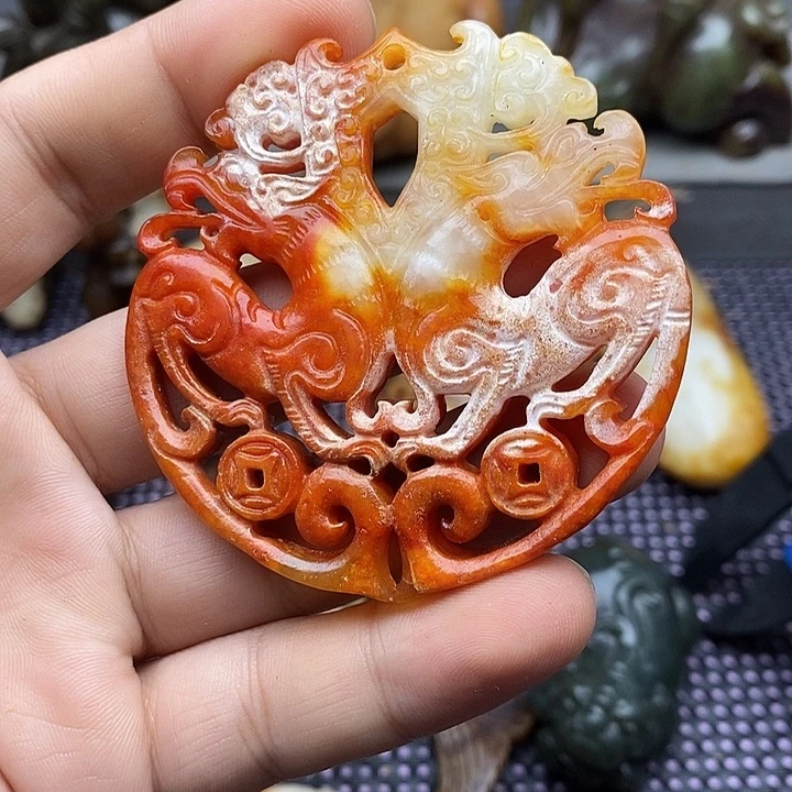 未镶嵌蛇纹石玉颈饰