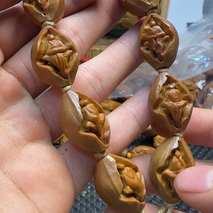 橄榄核手串/手链镂空无相